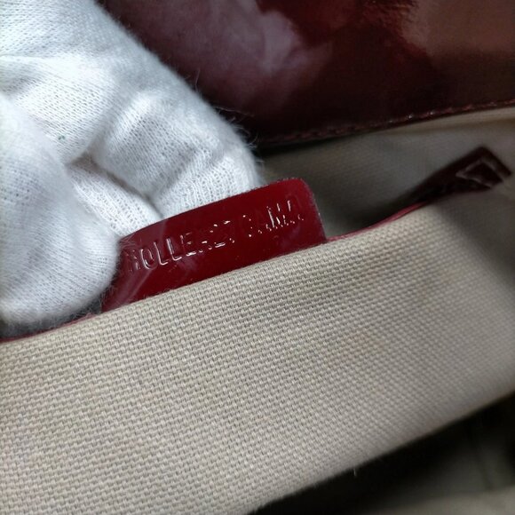 Burberry Bordeaux PVC Hand Bag mon455-102725 - Picture 14 of 16